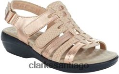 Clarks sandalia alexis Blossom mujer oro rosa rojo clarks ZHDD04548 mujer oro rosa
