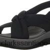 Clarks sandalia arla belle mujer clarks negro textil ZHDD041301 mujer textil negro