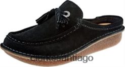 Clarks sandalia clarks fun ny clog slide para mujer negro sde ZHDD042591 mujer negro