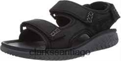 Clarks Sandalia clarks wesley bay negra para hombre ZHDD04273 hombres negro