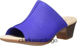 Clarks sandalia de tacón caddy valarie para mujer clarks nubuck cobalto ZHDD041469 mujer nubuck cobalto