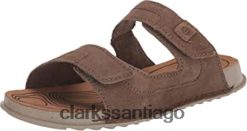 Clarks sandalia plana crestview easy para hombre clarks ante oliva ZHDD041349 hombres ante oliva