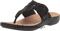 Clarks sandalia plana laurieann rae mujer clarks negro ZHDD04469 mujer
