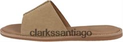 Clarks sandalias clarks karsea mule para mujer ante color canela claro ZHDD0429 mujer gamuza color canela claro