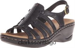 Clarks Sandalias Clarks Lexi Marigold Q para mujer de piel negra. ZHDD042970 mujer cuero negro