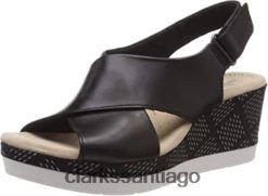 Clarks sandalias con puntera cerrada cammy perla para mujer clarks negro ZHDD041535 mujer cuero negro