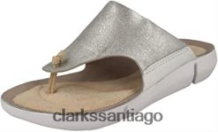 Clarks sandalias de dedo tri carmen mujer clarks plata ZHDD041143 mujer plata