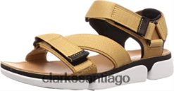 Clarks sandalias tricove sun con tira en el tobillo para hombre clarks brown tan combi ZHDD041647 hombres combinación marrón tostado