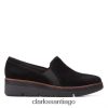 Clarks shaylave clarks ante negro ZHDD043927 mujer ante negro