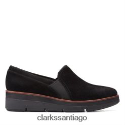 Clarks shaylave clarks ante negro ZHDD043927 mujer ante negro