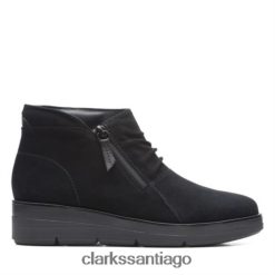 Clarks shaylup clarks gamuza negra ZHDD044133 unisexo ante negro