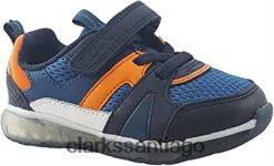 Clarks spark flash azul combinación materiales zapatillas niño niño clarks ZHDD04989 niños