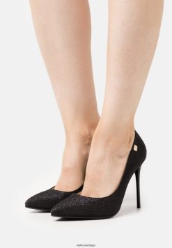 Clarks Tacones clasicos negros con purpurina clarks ZHDD047033 unisexo brillo negro