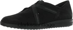 Clarks tamzen step mujer slip on clarks nubuck negro ZHDD0447 mujer nubuck negro