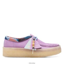 Clarks taza wallabee clarks violeta claro ZHDD043373 mujer violeta claro