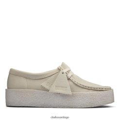 Clarks taza wallabee de nubuck blanco clarks de nubuck blanco ZHDD046180 unisexo nubuck blanco
