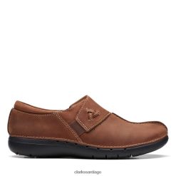 Clarks un loop ave tan clarks tan ZHDD046133 mujer broncearse