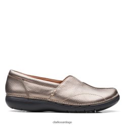 Clarks un loop stride champagne clarks champagne ZHDD046223 mujer champán