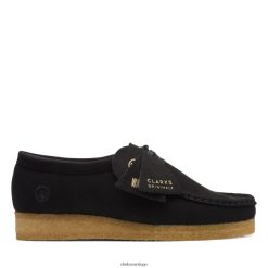 Clarks wallabee clarks negros ZHDD043040 mujer negro