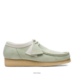 Clarks wallabee clarks verde pálido ZHDD043709 hombres Verde pálido