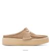 Clarks wallabee cup lo clarks light tan wlined ZHDD043069 mujer bronceado claro