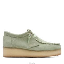 Clarks wallacraft lo clarks verde pálido ZHDD043367 mujer Verde pálido