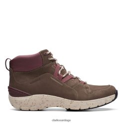 Clarks wave summit ap taupe combi clarks taupe combi ZHDD046055 unisexo combinación color topo