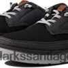Clarks zapatilla baja cantal hombre clarks combi negro ZHDD041893 hombres combinado negro