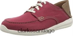 Clarks zapatilla clarks gorwlace hombre rojo ladrillo ZHDD041591 hombres rojo ladrillo