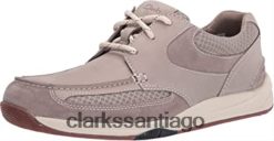 Clarks Zapatilla Clarks Stone Nubuck para hombre Langton Lane ZHDD042937 hombres