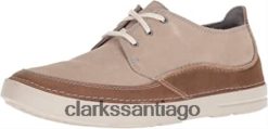 Clarks zapatilla gosler edge para hombre gamuza arena clarks ZHDD04406 hombres gamuza arena