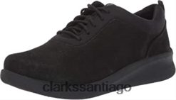 Clarks Zapatilla Sillian 20 Pace Mujer Nubuck Sintético Negro Clarks ZHDD041622 mujer nubuck sintético negro