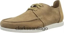 Clarks Zapatillas bajas Clarks Shacre Lite de nubuck arena oscura para hombre ZHDD041297 hombres nubuck arena oscura