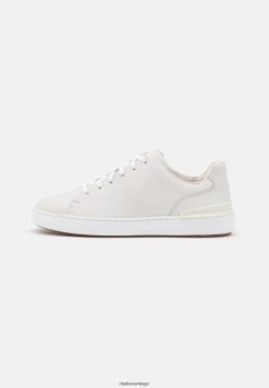 Clarks Zapatillas blancas Court Lite de encaje clarks ZHDD047100 unisexo blanco