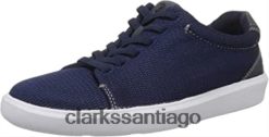 Clarks Zapatillas clarks cambro bajas para hombre azul marino textil ZHDD041714 hombres textil azul marino