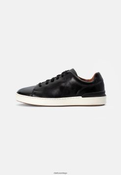 Clarks zapatillas clarks court lite de encaje negras ZHDD047099 unisexo negro