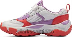 Clarks zapatillas clarks kuju run k moradas para niña ZHDD042003 niños púrpura