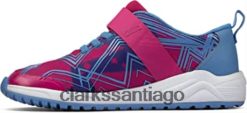 Clarks Zapatillas clarks pink aeon pace niño textil rosa combi ZHDD041617 niños rosa