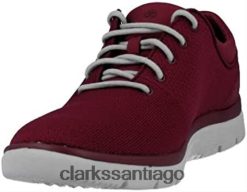 Clarks zapatillas clarks tunsil ace rojas para hombre ZHDD0412 hombres rojo