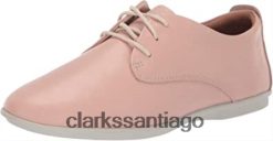 Clarks zapatillas de deporte un coral con encaje para mujer clarks blush leather ZHDD04959 mujer cuero rubor