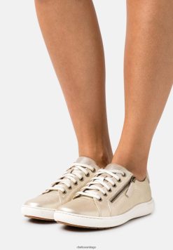 Clarks zapatillas nalle encaje champagne clarks ZHDD046902 unisexo champán