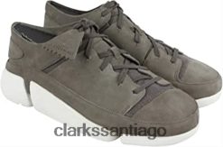 Clarks zapato trigenic evo hombre clarks gamuza gris ZHDD04549 hombres gamuza gris