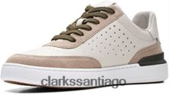 Clarks Zapatos clarks court lite tor de nobuk en blanco roto combinados ZHDD04648 unisexo