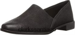 Clarks zapatos de cuero puro fácil clarks negros ZHDD042668 unisexo
