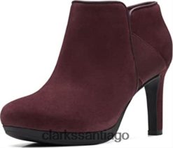 Clarks Zapatos de salón Clarks Ambyr Gem de ante burdeos para mujer ZHDD04185 mujer ante burdeos
