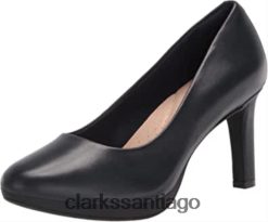 Clarks zapatos de tacón ambyr joy para mujer de cuero azul marino clarks ZHDD04949 mujer cuero azul marino